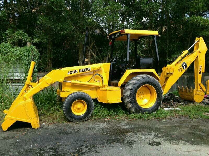 John Deere Backhoe Loader