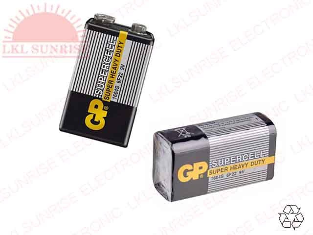 GP HEAVY DUTY BATTERY 9V