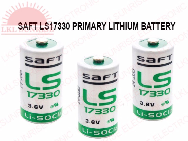 SAFT LITHIUM BATTERY LS17330 2/3A 3.6V