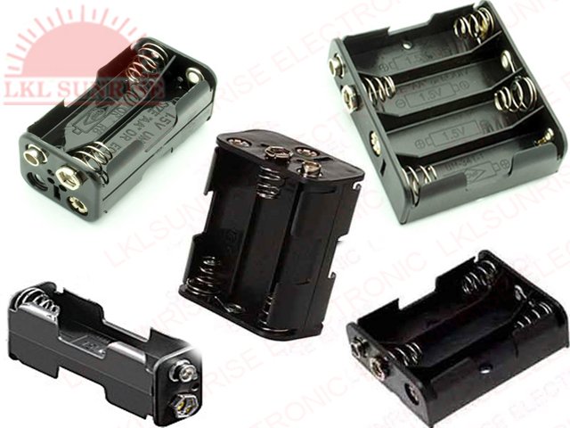 AA BATTERY HOLDER WITH 9V CLIP 2WAY,3WAY, 4WAY and 6way