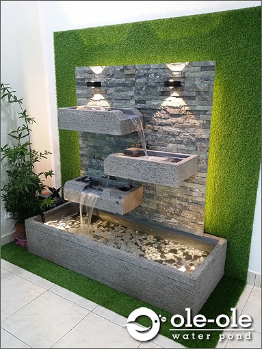 P18.Water Pond Feature Design Malaysia.Kolam air hiasan ikan