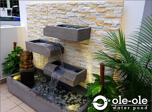 P18.Water Pond Feature Design Malaysia.Kolam air hiasan ikan