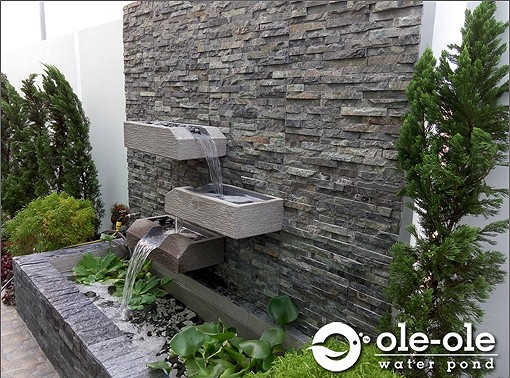 P18.Water Pond Feature Design Malaysia.Kolam air hiasan ikan