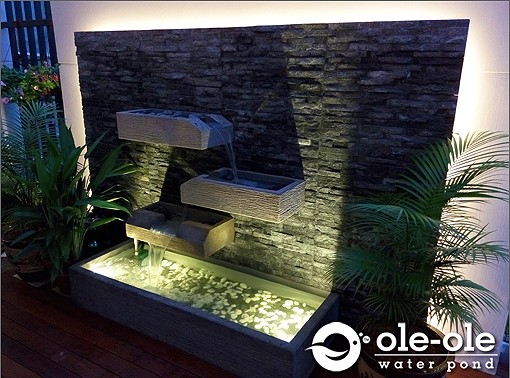 P18.Water Pond Feature Design Malaysia.Kolam air hiasan ikan