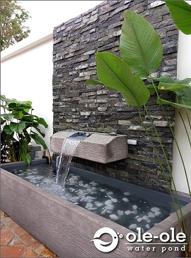 P15.Water Pond Feature Design Malaysia.Kolam air hiasan ikan