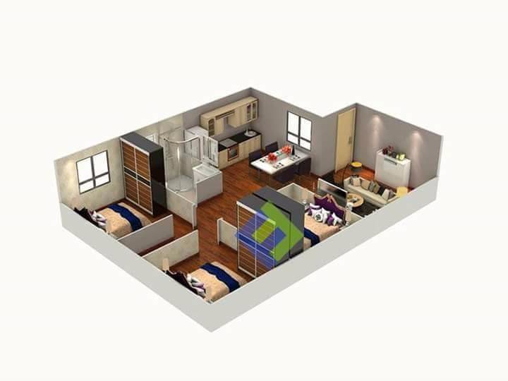 Prefab cabin house layout