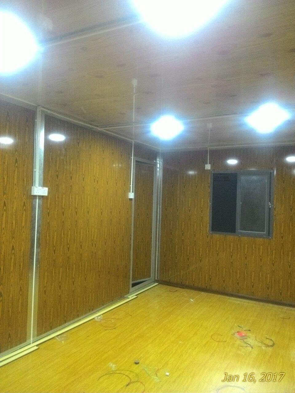Wood Grain Texture Walling Cabin