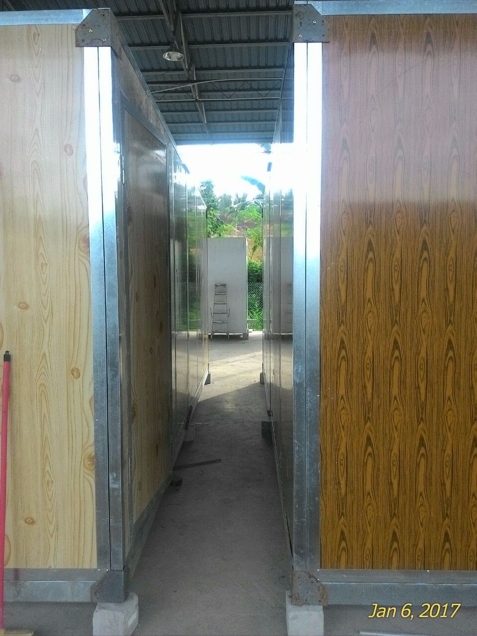 Wood Grain Texture Walling Cabin