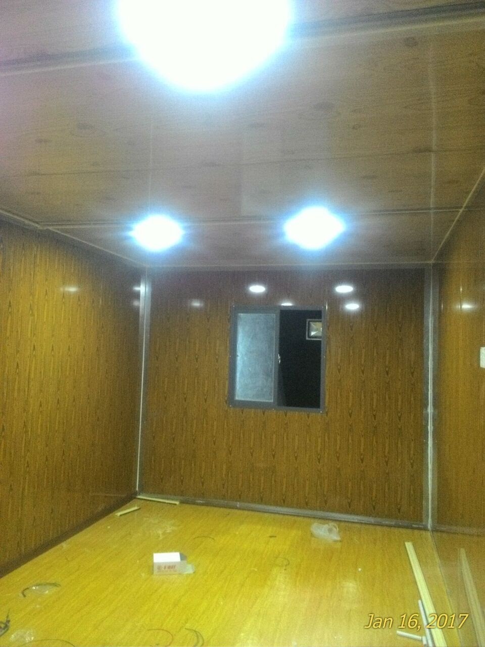 Wood Grain Texture Walling Cabin