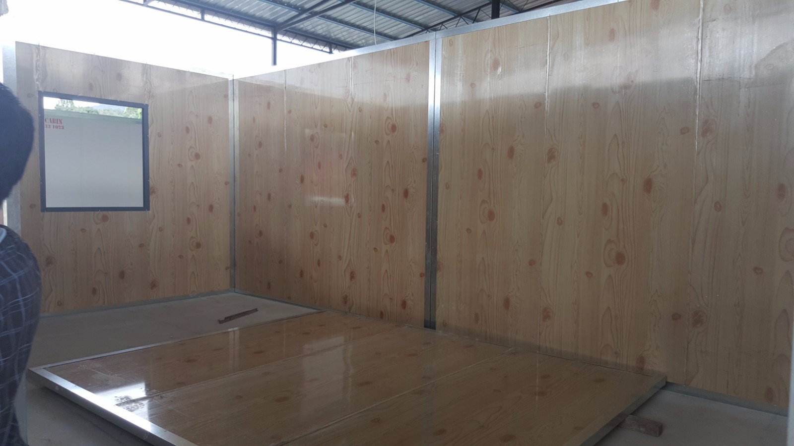 Wood Grain Texture Walling Cabin