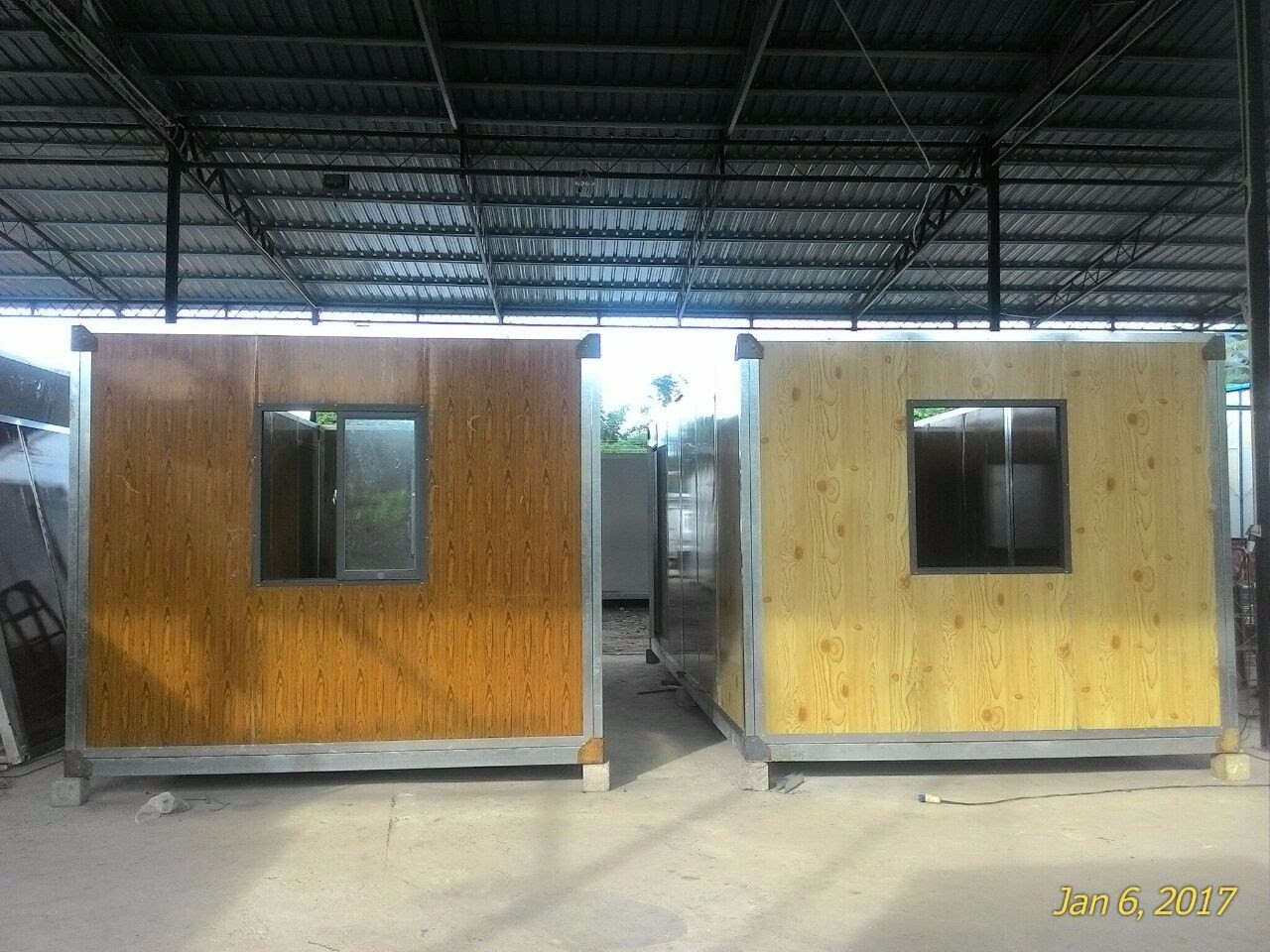 Wood Grain Texture Walling Cabin