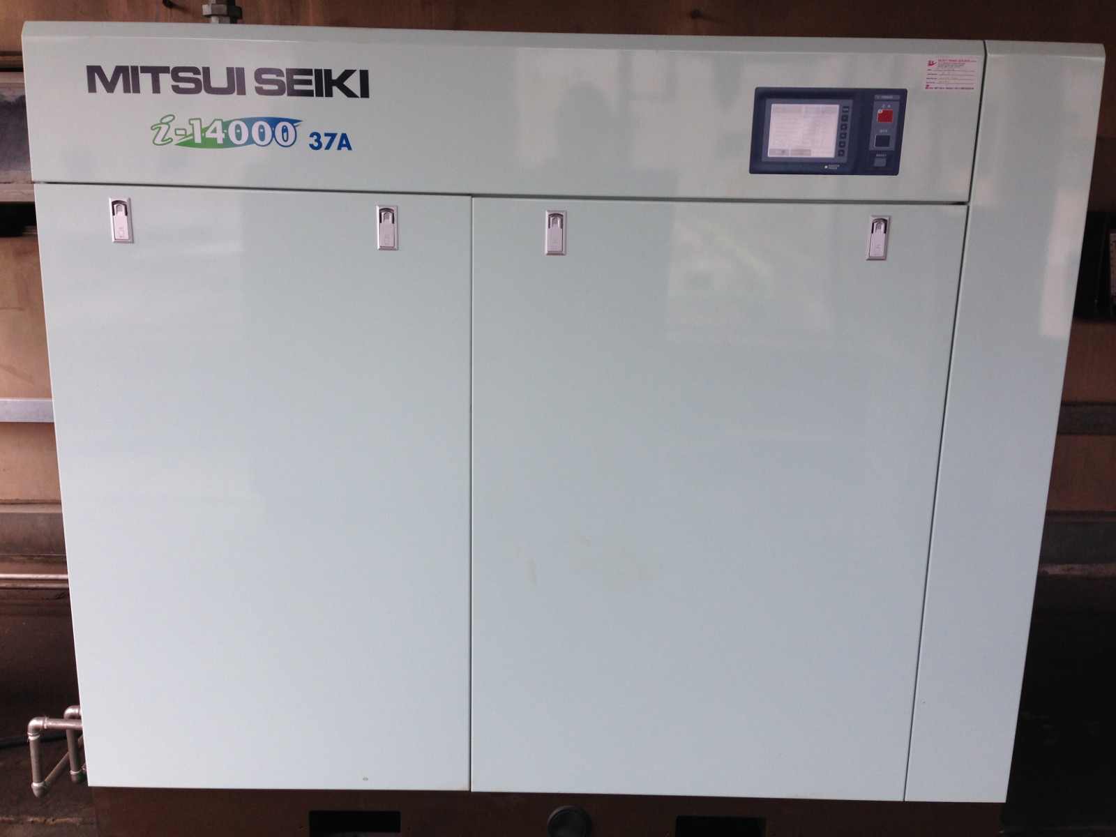 Mitsui Seiki Oil Free Air Compressor i-14037A