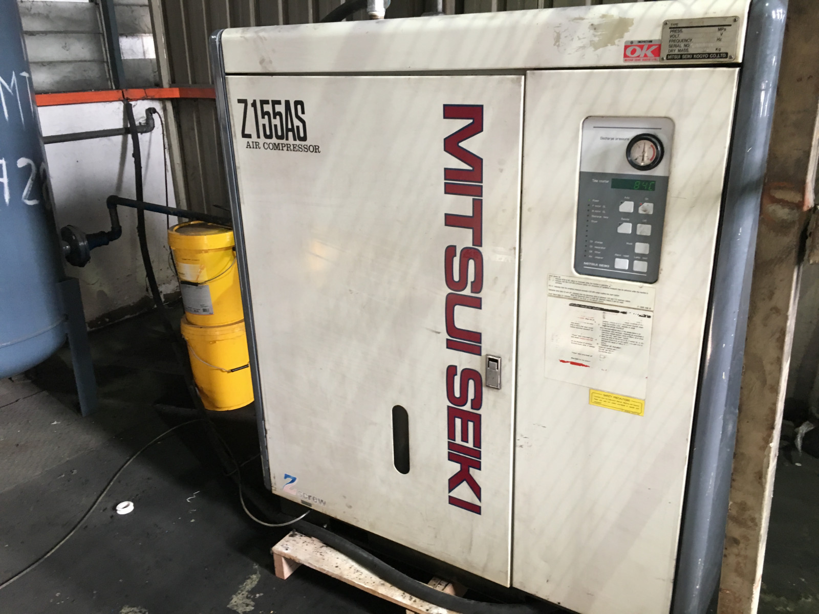 Mitsui Seiki Air Compressor Z155AS