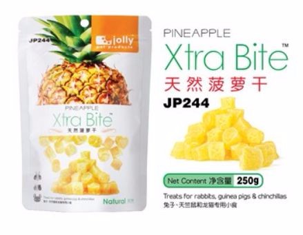 JP244 Jolly Xtra Bite Dried Pineapple Treat 250gm