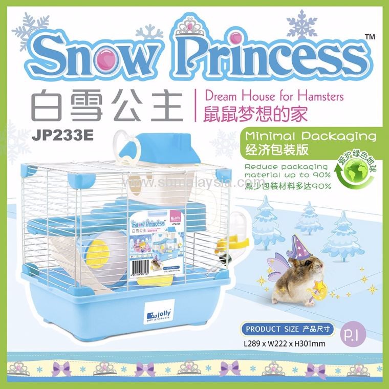 JP233 Jolly Snow Princess Hamster Cage