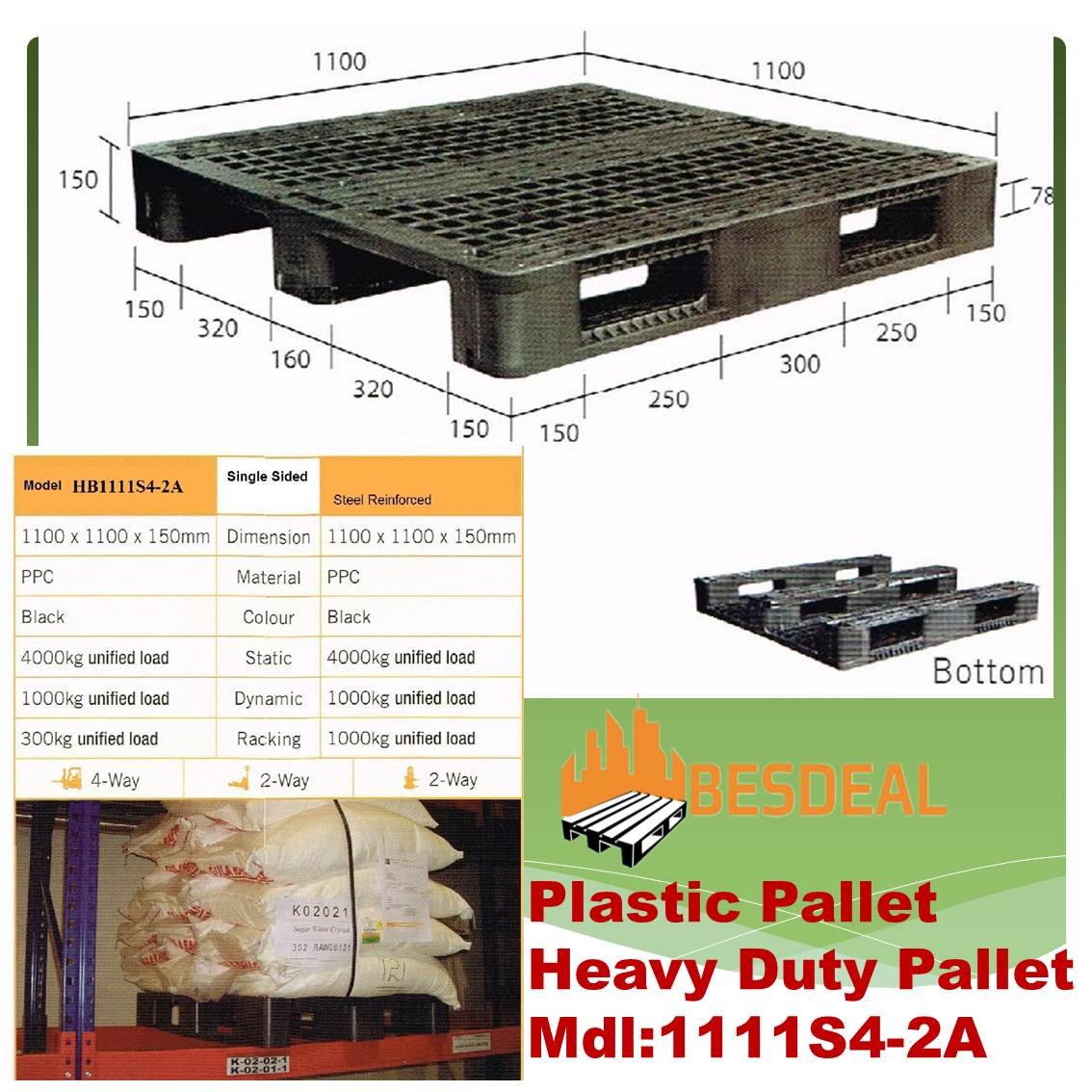 Heavy Duty Pallet, Mdl:1111S4-2A For Sales Now! Heavy Duty Pallet, Mdl:1111S4-2A For Sales Now!