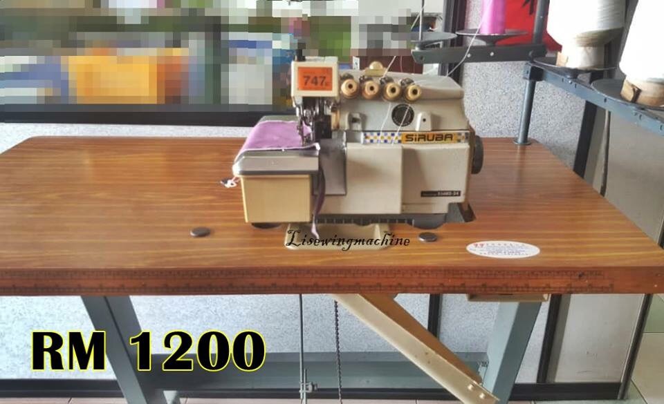 Second Hand Siruba Overlock Sewing Machine 