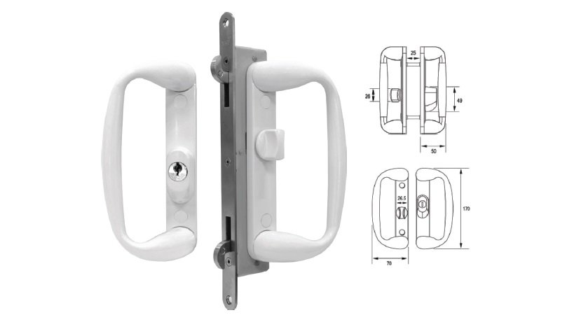 VSP-602  Sliding Door Lock