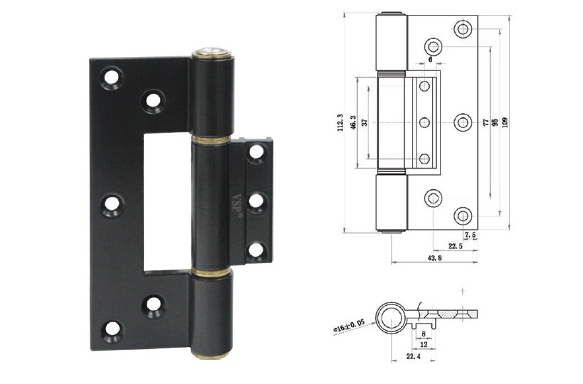 SH-81  Side Hinge