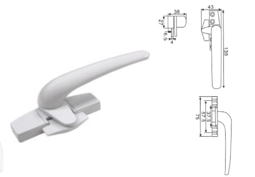 CH-M3  Casement Handle