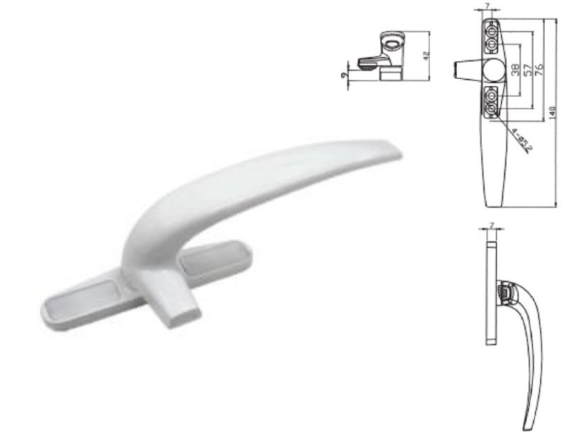 CH-M7  Casement Handle