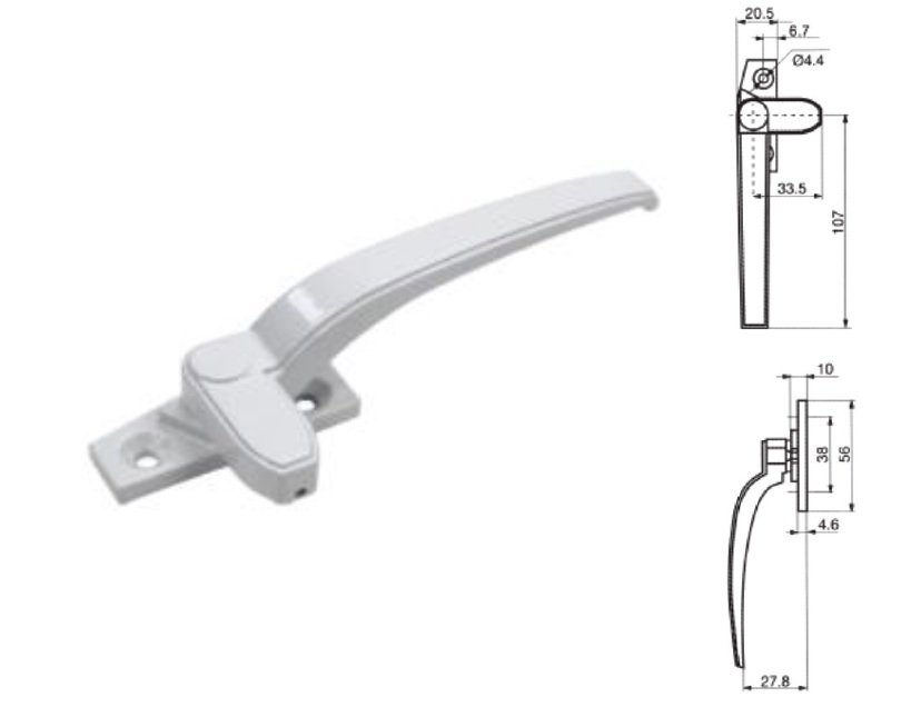 CH-M8  Casement Handle