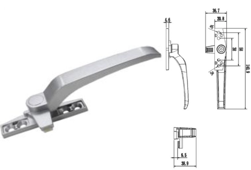 CH-M9  Casement Handle