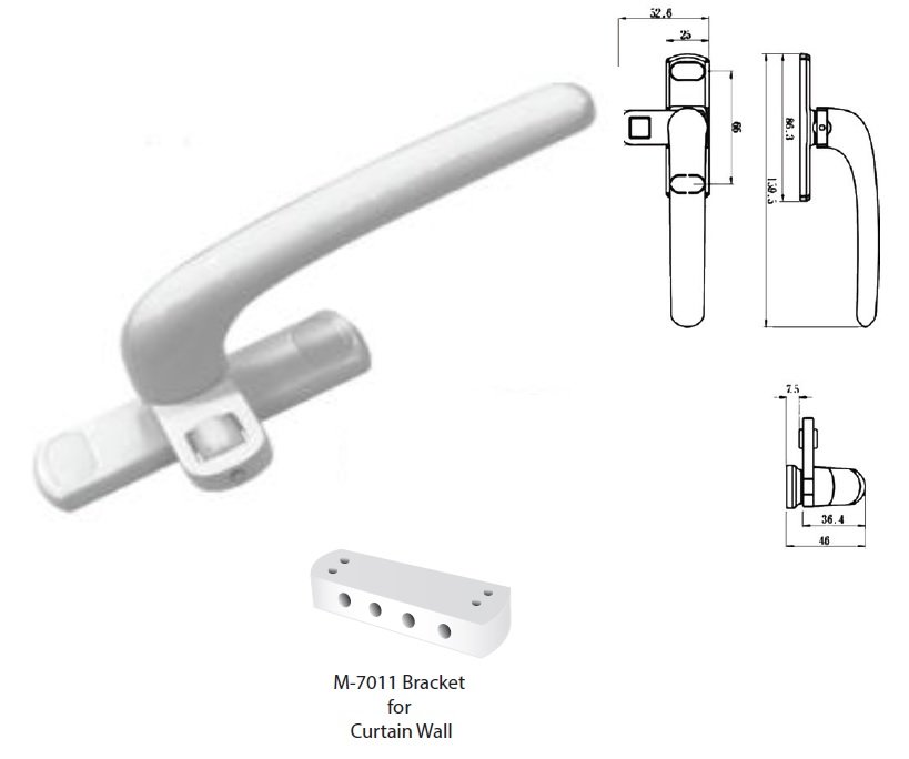 MH-M11  Casement Handle