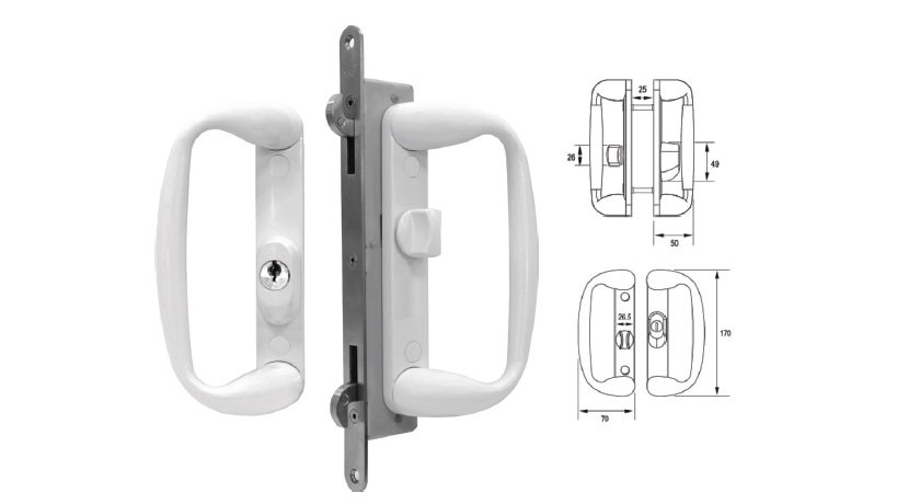 VSP-602  Sliding Door Lock