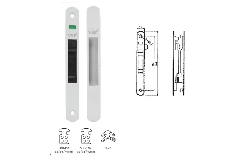 HE-5D  Sliding Door Lock