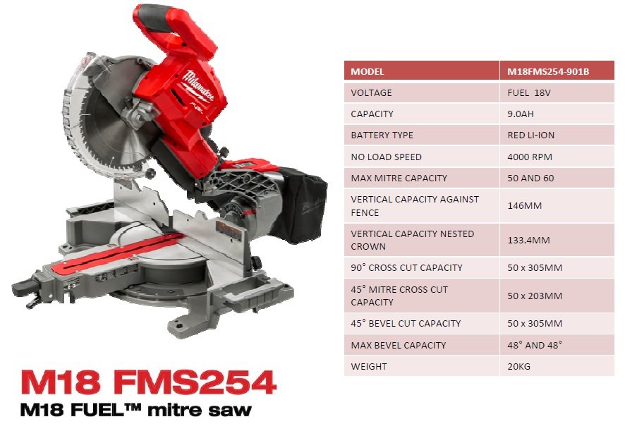 M18 FMS254  Mitre Saw