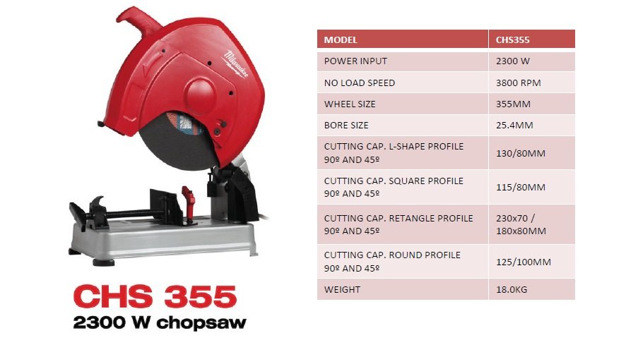 CHS-355  2300W Chopsaw