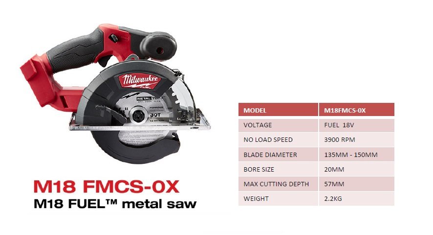M18 FMCS-OX  Metal Saw