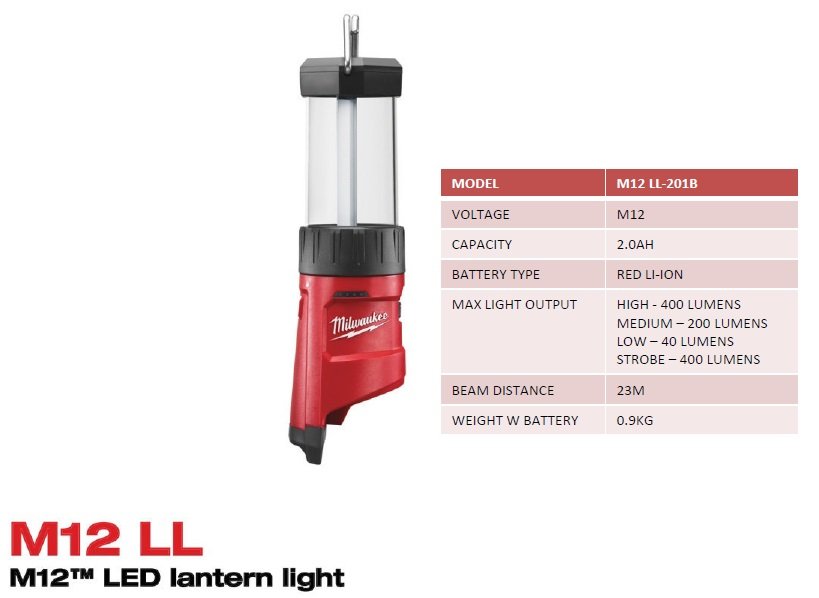 M12 LL  LED Lantern Light