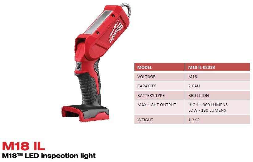 M18 IL  LED Inspection Light