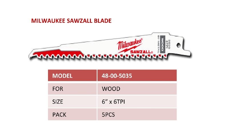 48-00-5035 Sawzall Blade