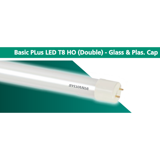 SYLVANIA Basic PLus LED T8 HO - Glass & Plas. Cap - Dayl