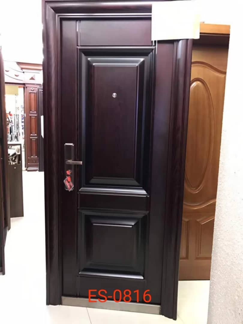 PVC METAL SAFETY DOOR