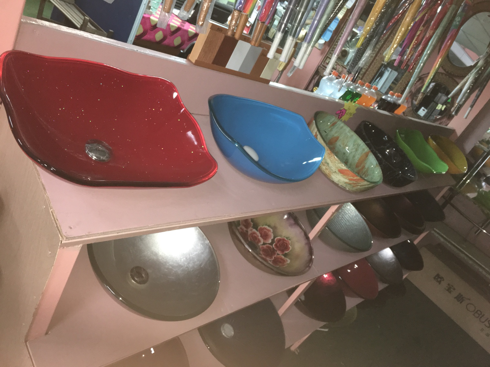 Tempered Glass Sink