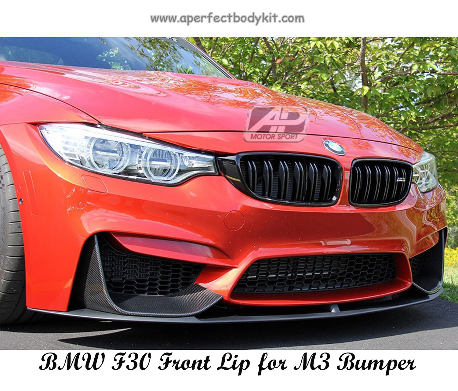 BMW F30 Front Lip For M3 Bumper 