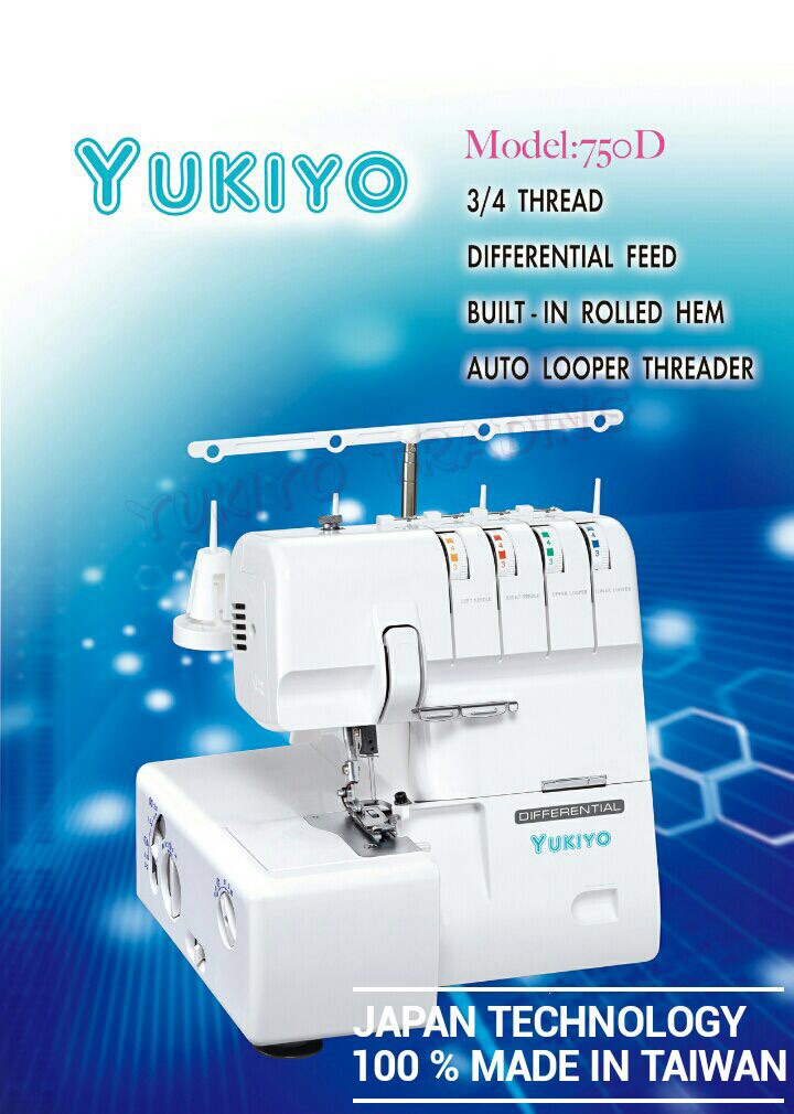 Yukiyo Portable Overlock Sewing Machine 