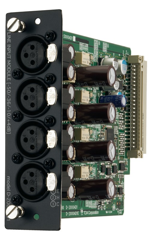 D-2000AD1.TOA Mic/Line Input Module