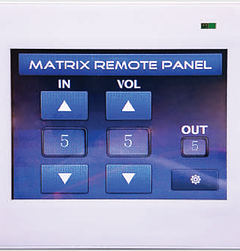 RP1104.AMPERES Touch Screen Matrix Remote Control Panel