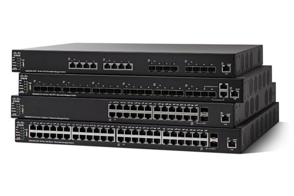 Cisco SF550X-24MP 24-Port 10/100 PoE Stackable Managed Switc