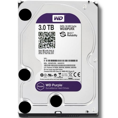 WD 3.5 Purple Surveillance 3TB.WD30PURZ