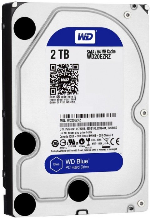 WD Blue 2TB Desktop Hard Disk Drive WD20EZRZ