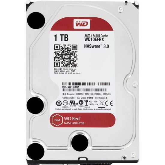 WD Red 1TB NAS Hard Drive WD10EFRX