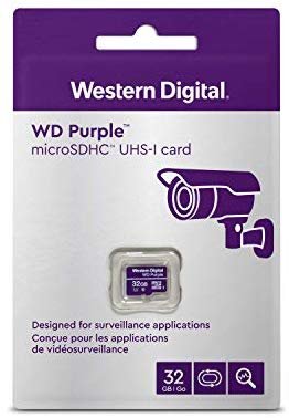WD Purple 32GB Surveillance Micro SD WDD032G1P0A