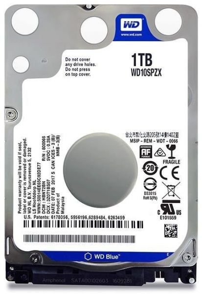 WD Blue 1TB PC Mobile Hard Drive WD10SPZX