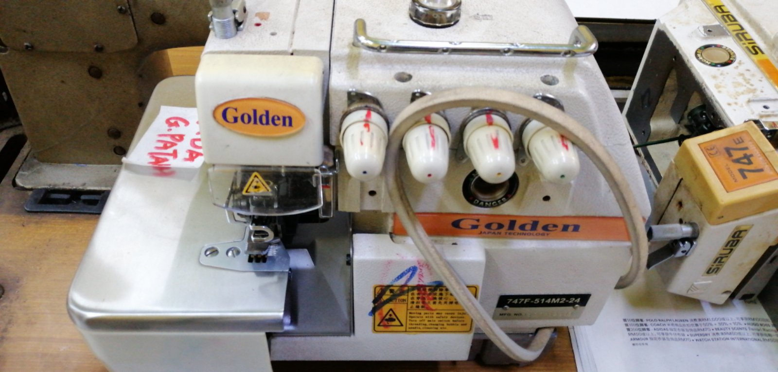 Repair Sevis Golden Overlock Sewing machine